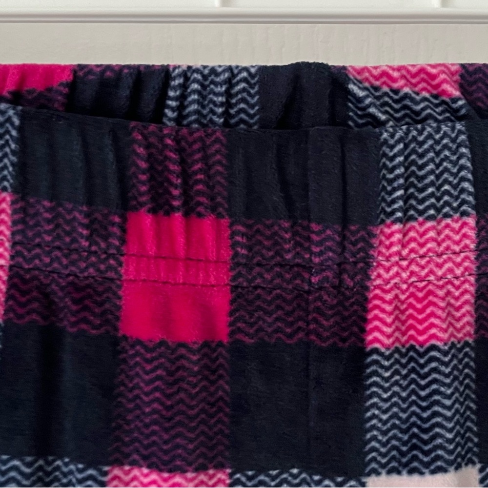 Cozy Pyjamas Denver Hayes Set Size Large Pink Navy Fleece Lounge” - Picture 7 of 9